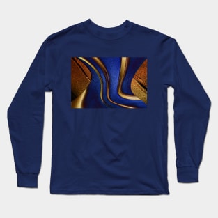 Wavy abstract background Long Sleeve T-Shirt